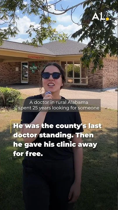 He was the county's last doctor standing. Then he gave away his clinic for free. (Video)