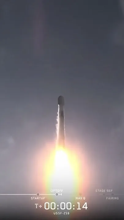 SpaceX launches Falcon 9 for US Space Force mission (Video)