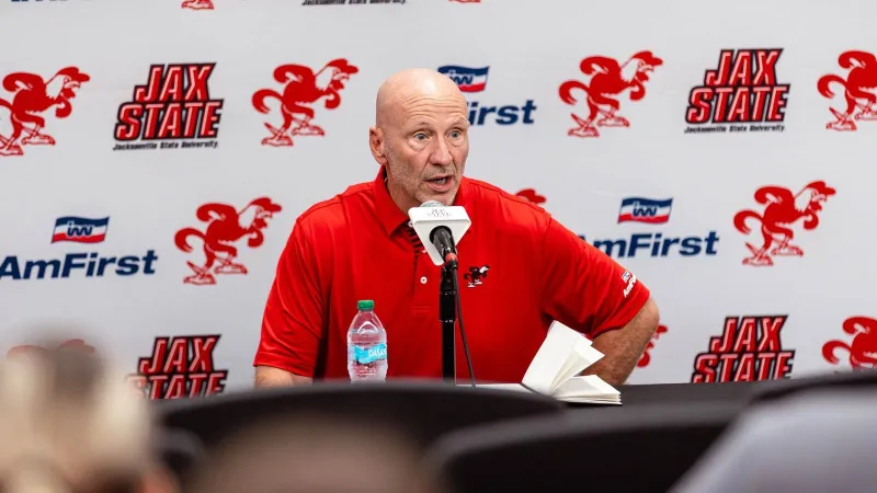 Jax State Football Press Conference 2026--Georgia Southern