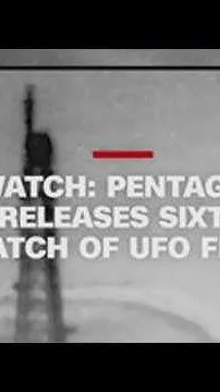 Pentagon releases new UFO files (Video)