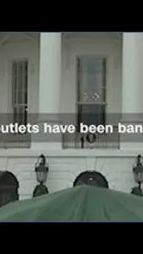 CNN, MS Now, Politico banned from White House (Video)