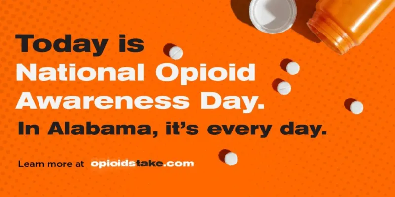 Alabama marks National Opioid Awareness Day as overdose deaths decline 46%