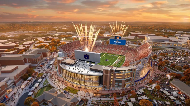 Jordan-Hare North officially breaks ground