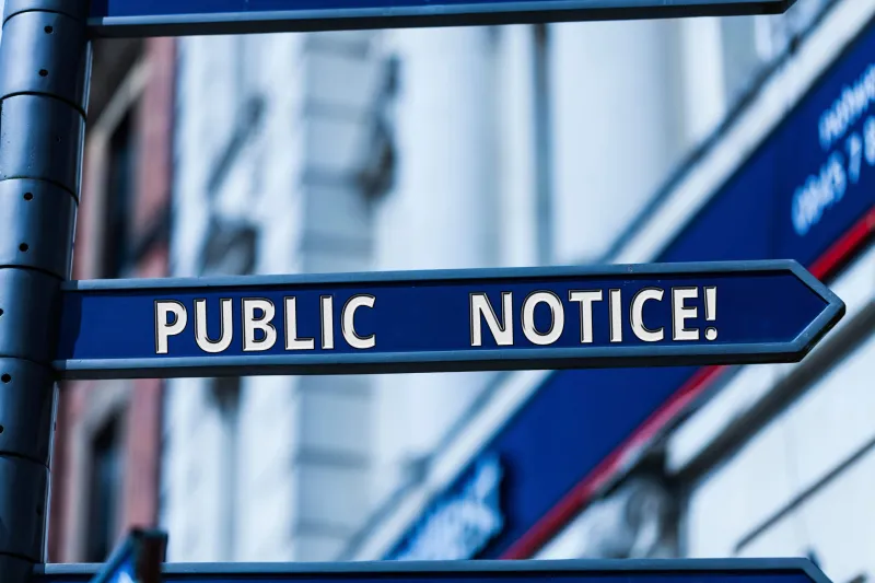 Public notices | Week of Sept. 21, 2026