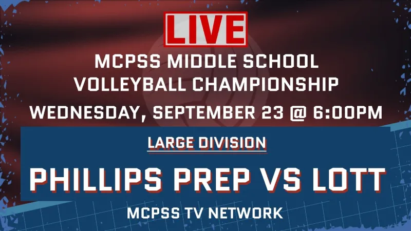 Phillips Prep vs. Lott - MCPSS Large Middle School Volleyball Championship (Video)