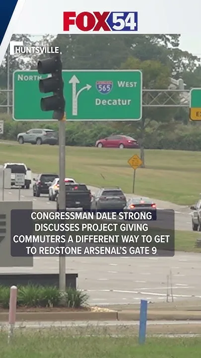Congressman Dale Strong discusses project giving commuters another way to access Redstone Arsenal (Video)