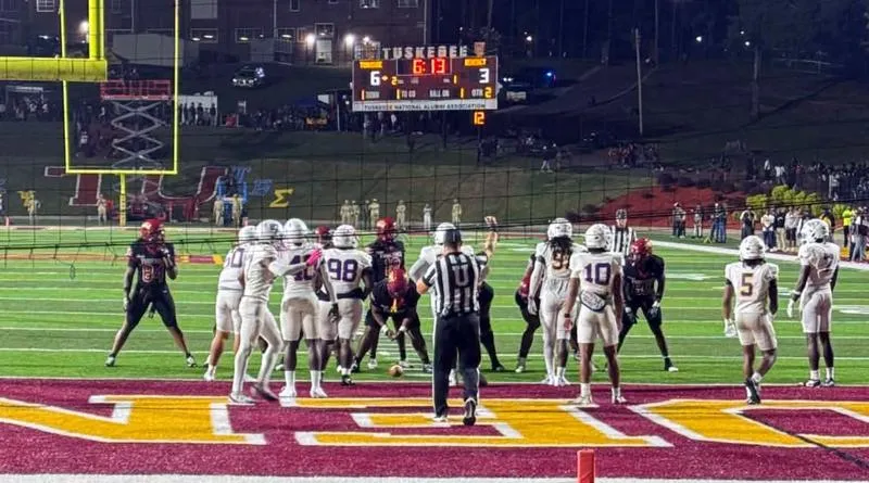 Lights on, lights out!: Tuskegee takes down No. 15 Benedict