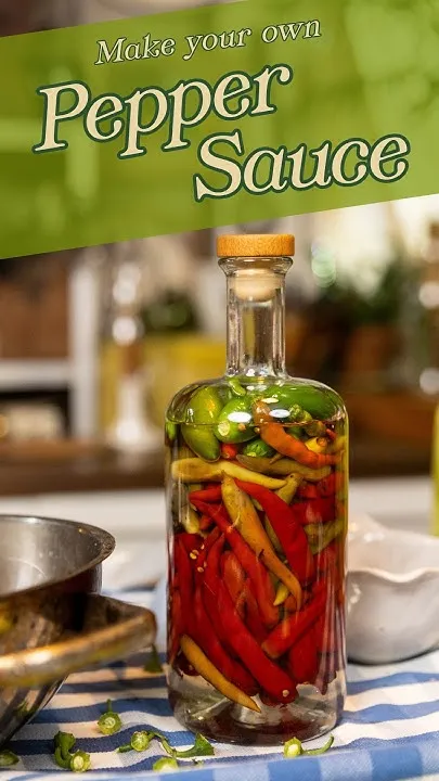 How to Make Simple Southern Pepper Sauce #recipe (Video)