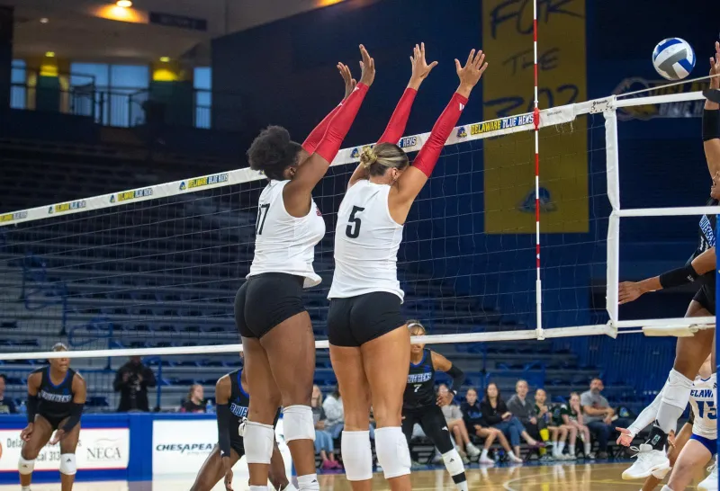 Volleyball Swept by Delaware on the Road