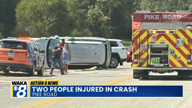 Two injured in Pike Road crash