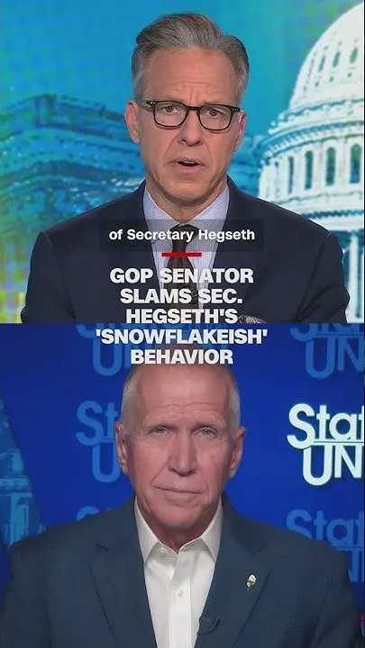 Sen. Tillis calls out Hegseth over Pentagon press (Video)
