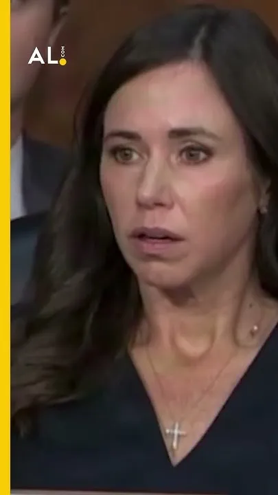 Katie Britt's face as Jack Smith refutes Missouri Senator's facts #alabama #katiebritt (Video)