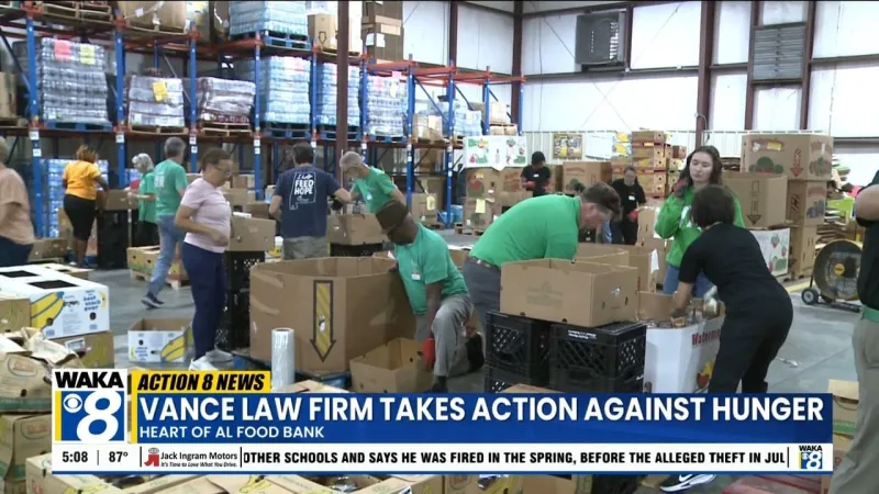 Heart of Alabama Food Bank gets helping hand from Vance Law Firm