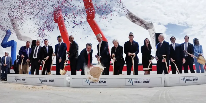 'Historic day for Alabama': DOT Secretary, state officials break ground on Mobile River Bridge after 36 years of preparation