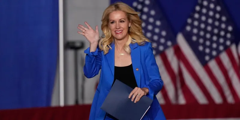 'She will never let you down': Trump gives Katherine Robertson his 'complete and total endorsement' for Alabama Attorney General at Mobile rally