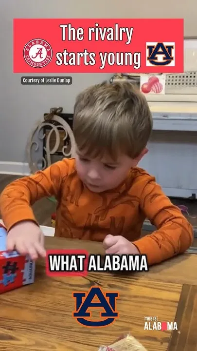 The rivalry starts young  (Video)