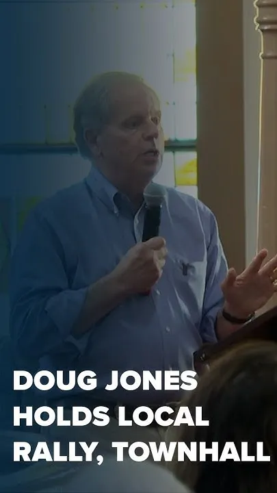 Doug Jones holds Mobile rally, Baldwin County town hall - NBC 15 (Video)