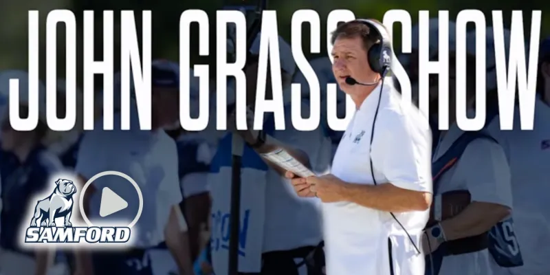 Samford head coach John Grass launches weekly talk show after first win of the season