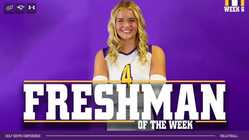 Scharlow Named GSC Freshman of the Week