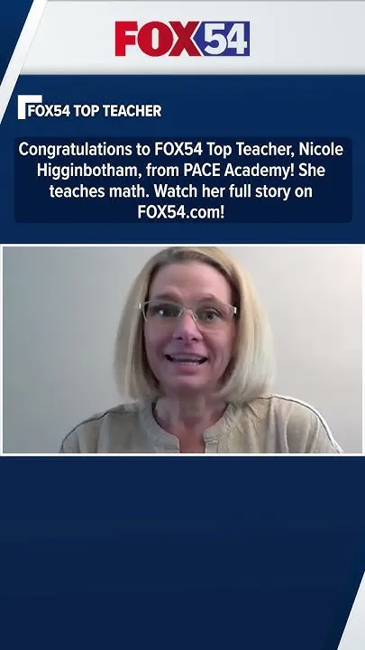 FOX54 Top Teacher: Nicole Higginbotham, math teacher at PACE Academy (Video)