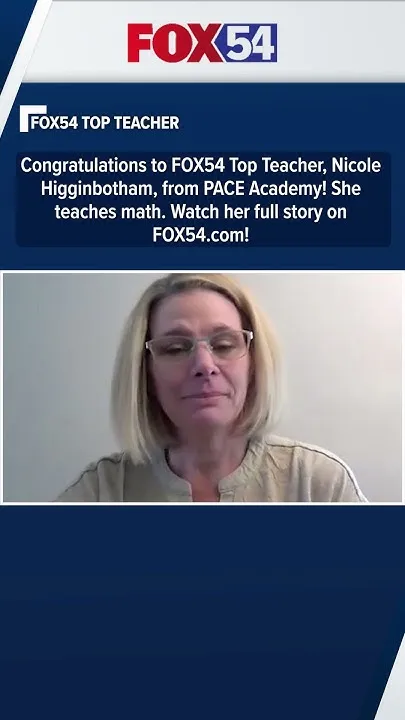 FOX54 Top Teacher: Nicole Higginbotham, PACE Academy (Video)