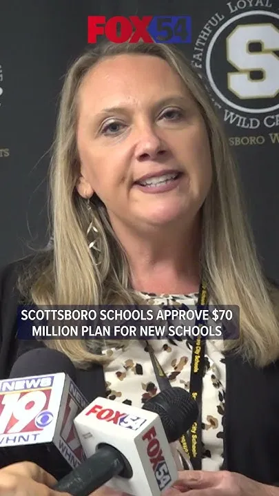 Scottsboro schools approve $70 million plan for new schools (Video)