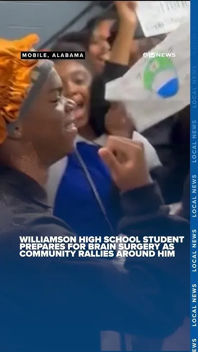 Williamson High School student prepares for brain surgery as community rallies around him - NBC 15 (Video)