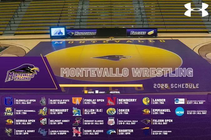 Montevallo Wrestling Releases 2026-27 Schedule