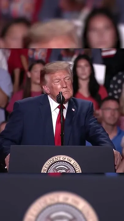 Trump points out 'paid protestors' at rally (Video)