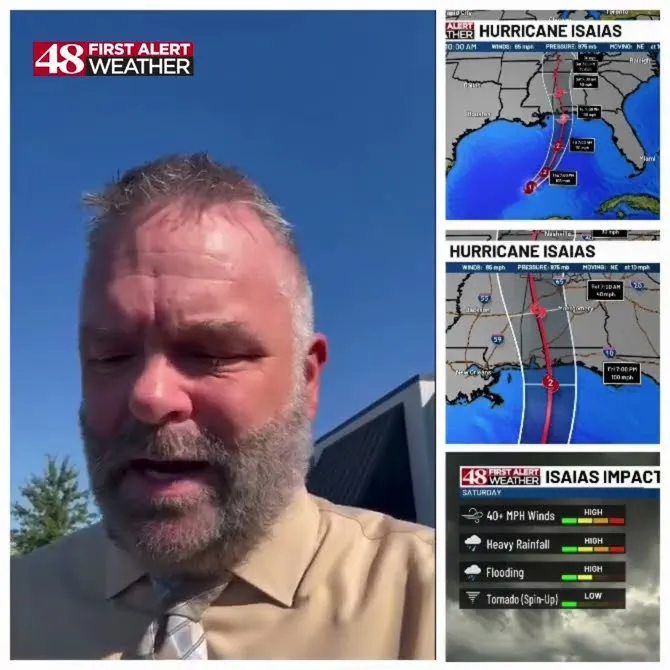 Hurricane Isaias Updates with 48 First Alert Meteorologist Jeff Desnoyers (Video)