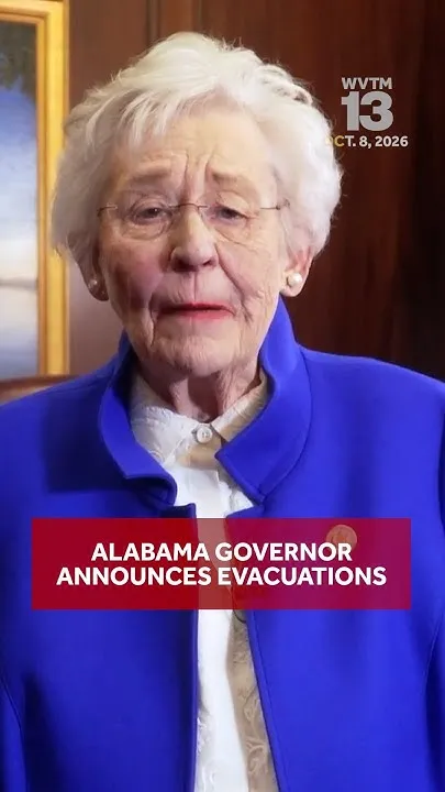 Alabama Gov. Kay Ivey issues mandatory evacuation order to certain groups along the coast (Video)