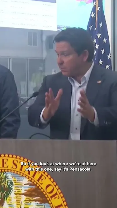 DeSantis warns tornadoes could hit well outside the hurricane's forecast cone (Video)