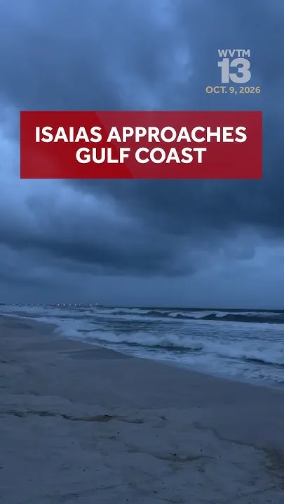Gulf Shores begins to see stronger surf and winds as Hurricane Isaias nears (Video)
