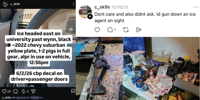 Feds indict Huntsville trio of armed Antifa 'cop watchers' caught with 3D-printed guns, grenade components: 'Id gun down an ice agent on sight'