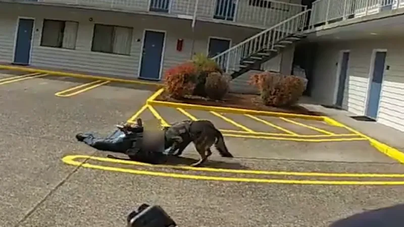 Bodycam shows suspect point gun at Portland officers, leading to shooting that fatally wounded K-9