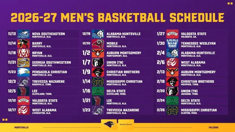 Richards Announces 2026-27 Men's Basketball Schedule