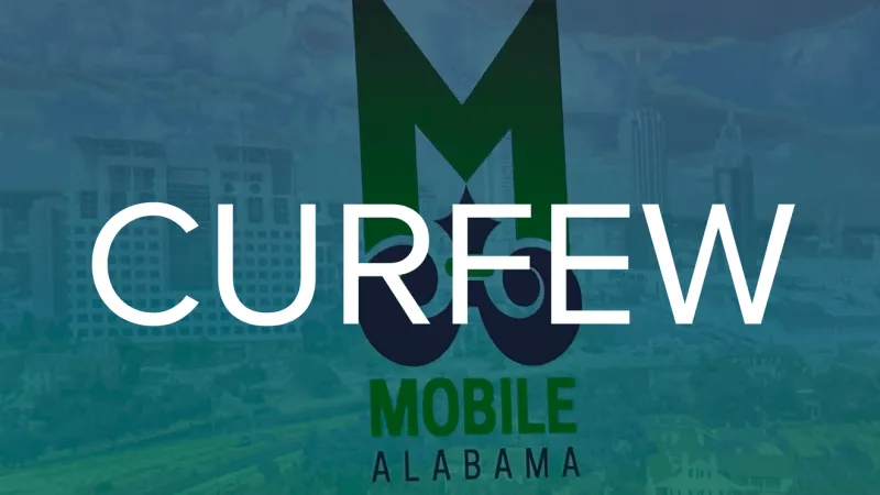 City of Mobile to institute general curfew at 7 p.m. Friday, Oct. 9