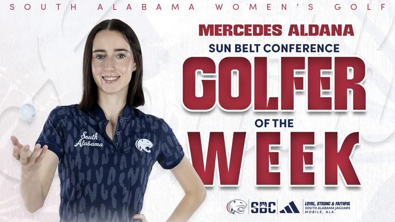 Aldana Named SBC Women's Golfer of the Week