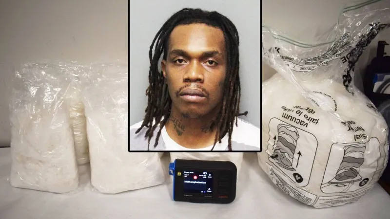Nearly 60 pounds of meth seized in Bessemer traffic stop, sheriff says