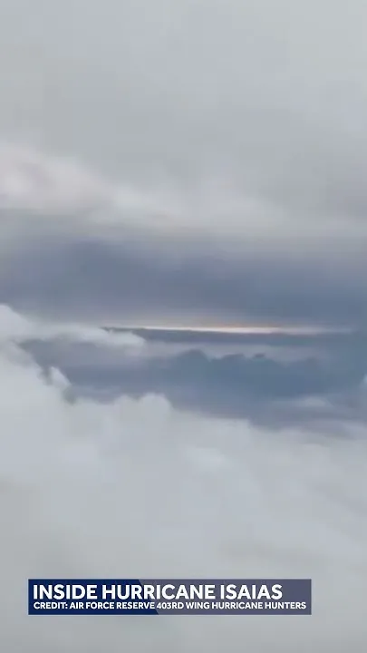 INSIDE ISAIAS: Incredible video shows Hurricane Hunters flying into Isaias (Video)