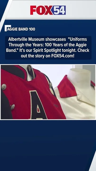 Albertville Museum commemorates 100 years of the Albertville H.S. Aggie Band (Video)