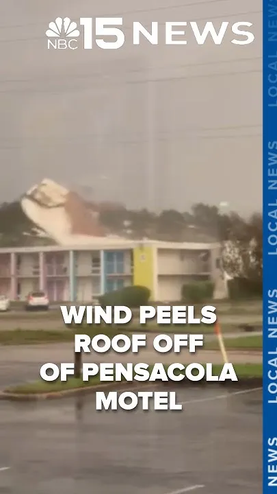 Roof ripped off Pensacola motel - NBC 15 (Video)