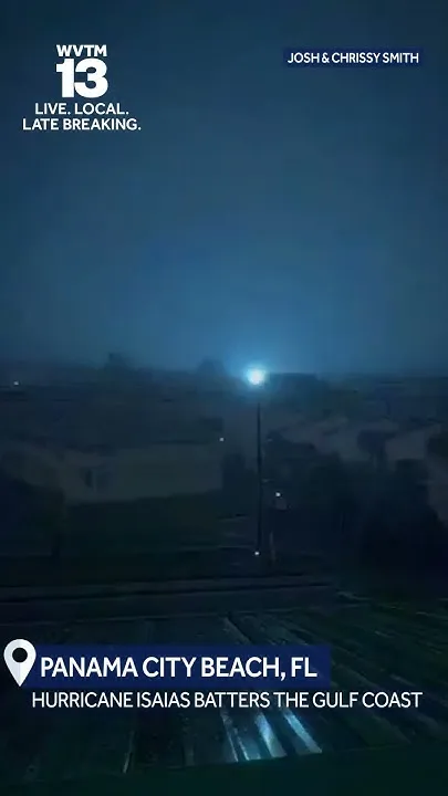 Hurricane Isaias is making its presence known in Panama City Beach (Video)