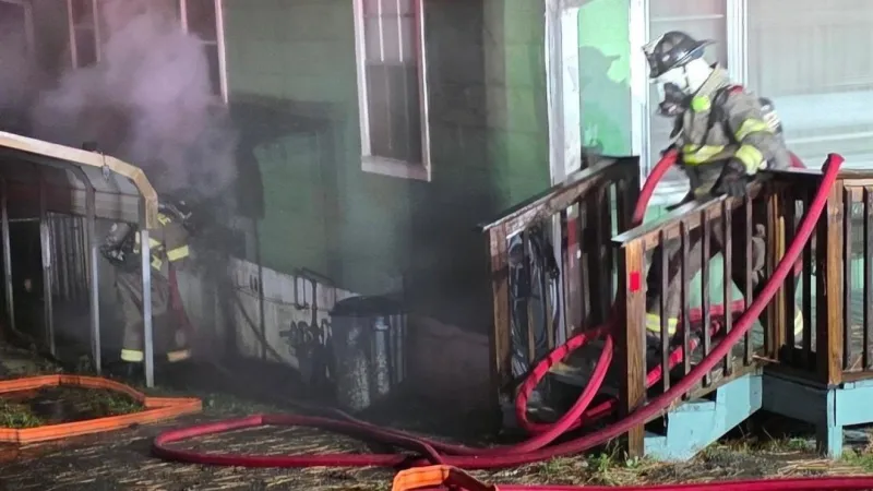 Fultondale Fire Crews Respond to Residential Fire Amid Heavy Rain and Wind