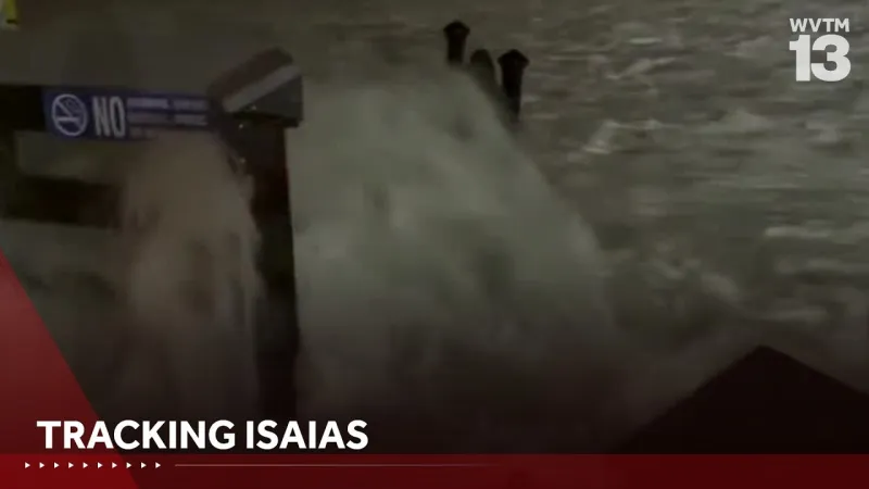 Tracking Isaias: Isaias weakens into post-tropical cyclone (Video)