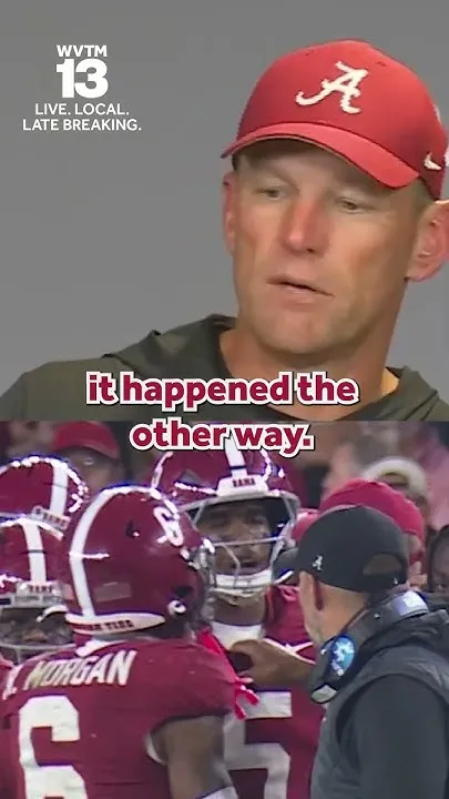 Kalen DeBoer reacts to Dijon Lee Jr.'s late personal foul in Alabama's loss to Georgia (Video)