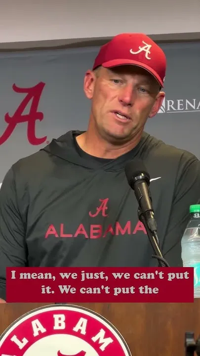 Kalen DeBoer on the uncalled PI against Rico Scott that may have cost Alabama the game against UGA (Video)