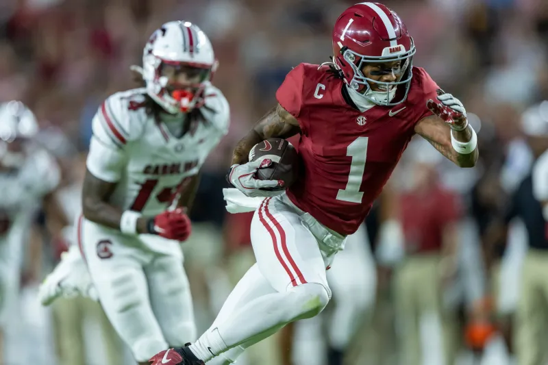 No. 6 Alabama expects to be without top receiver Ryan Coleman-Williams when it faces No. 14 Tennessee