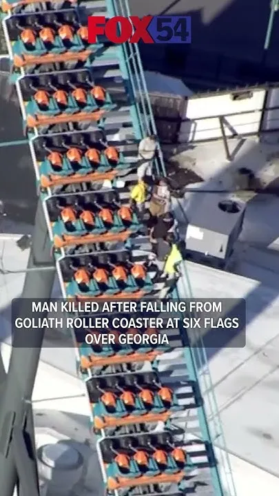 Man dies after falling from roller coaster at Six Flags (Video)