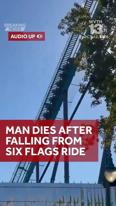Man dies after reportedly falling from roller coaster at Six Flags Over Georgia (Video)